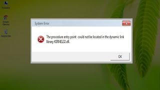 How to Fix KERNEL32dll Missing Error [upl. by Taka]