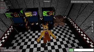 William afton death FNAF archived nights roblox [upl. by Lombardy72]