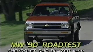 1991 Chevrolet S10 Blazer Tahoe 4x4 4Door  MotorWeek Retro [upl. by Eisdnyl]