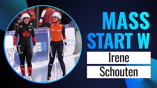 Irene SCHOUTEN NED  Winner  Mass Start Women  Stavanger 2023  SpeedSkating [upl. by Gauldin]