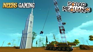 Scrap Mechanic Wrecking Ball Cranes [upl. by Leasim]