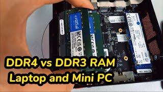 DDR4 vs DDR3 RAM Laptop and Mini PC shorts pc computer laptop minipc ram memorycard ddr4 [upl. by Ardie]