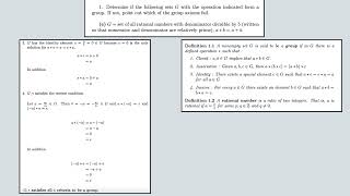 211e  Herstein Chapter 2 Section 1 Problem 1e [upl. by Euginom]