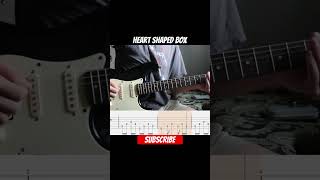 HeartShaped Box Nirvana Guitar Cover with Tabs [upl. by Yelsna481]