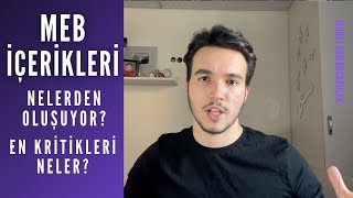 NEDİR BU MEB İÇERİKLERİ  Meb Tarafından Üretilen İçerikler ve Süreçteki Yerleri  YKS MEB [upl. by Barbuto183]