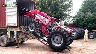 Massey Ferguson 385 4WD Tractors are being shipped to Africa  Tractors PK [upl. by Suoivart]