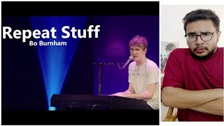 First Time Watching Bo Burnham Repeat Stuff w Lyrics  What [upl. by Aruol]