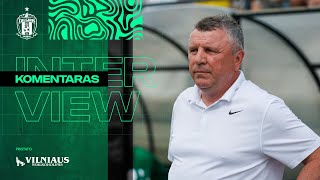 Čeburin  Trenerio komentaras  Interview  TransINVEST  Žalgiris [upl. by Ayarahs]