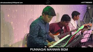 Punnagai Mannan Theme Music  ST Music Academy [upl. by Nafets]