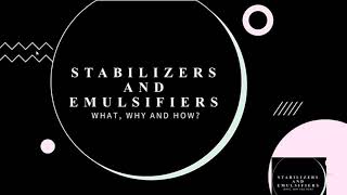 Stabilizers and Emulsifiers in Icecream [upl. by Dina942]