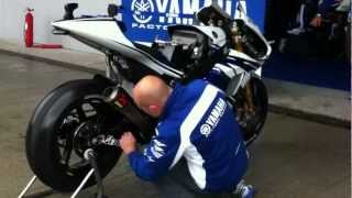 Lorenzo Yamaha M1 fired up SoMotogpcom at the 2012 Jerez MotoGP [upl. by Grazia]