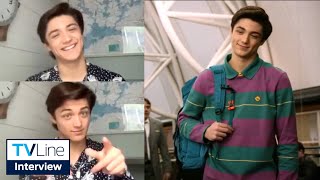 Asher Angel Talks Reuniting With Sofia Wylie on HSMTMTS  TVLine Interview [upl. by Olney]