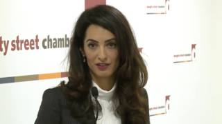 Nasheed Press Conference  Amal Clooney  5 Oct 2015 [upl. by Ahswat]