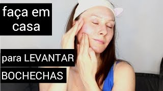 BICHECTOMIA MANUAL massagem facial para levantar bochechas [upl. by Eraste]