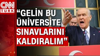 Devlet Bahçeliden üniversiteye gidecek öğrencileri heyecanlandıracak açıklama [upl. by Enitselec]