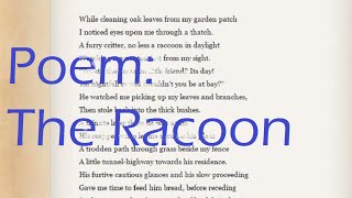 Poem The Raccoon by Andrei Simonov EduPrism [upl. by Aurelius400]