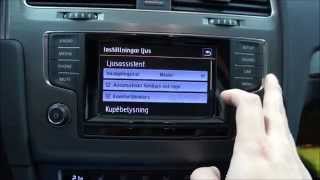 Golf 5G MK7 Radio Composition Media [upl. by Teerell140]