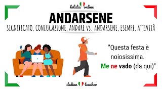 ANDARSENE  Verbi pronominali  Intermediate Italian [upl. by Noraj707]