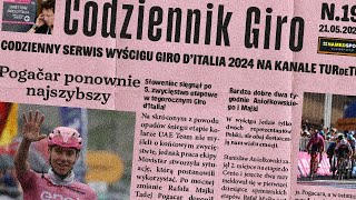 Giro dItalia 2024  19  Rollercoaster dla Pogacara  Codziennik TurDeTur [upl. by Hillier]