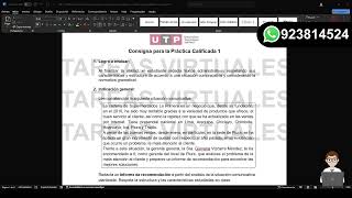 🔴ACS08 Semana 08 Tema 01 Tarea  Práctica Calificada 1 PC1 Comprensión y Redacción de Textos 2 [upl. by Yrreb]