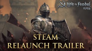 Life is Feudal MMO — Steam Relaunch Trailer [upl. by Lavine]