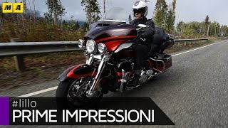 HarleyDavidson Touring 2017 Milwaukee Eight  Primo test ENGLISH SUB [upl. by Enoitna]