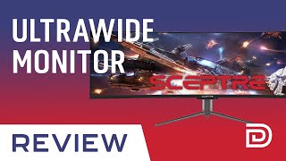 Sceptre 49 Inch Monitor Review  Super Ultrawide 5120x1440p 120Hz 4ms [upl. by Madison]