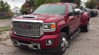 2019 GMC Sierra 3500HD Denali Dually 66L Duramax Diesel Red Oshawa ON Stock 190075 [upl. by Ispep]