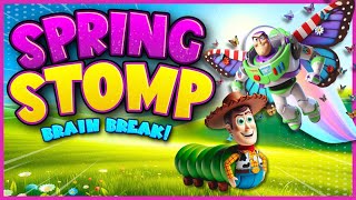 Spring Stomp ☀️ Spring Brain Break ☀️ Freeze Dance ☀️ Just Dance ☀️ Go Noodle ☀️ Yoga for Kids ☀️ [upl. by Nedlog]