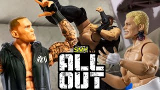 SMY AllOut pt 2￼ hardcore championship match and Randy vs Cody first time ever on SMY [upl. by Aikram866]