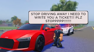 I Got Pulled Over By The Same Cop 27 Times in One Day HE WAS SO MAD Roblox [upl. by Anyotal]