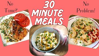 MORE 30MINUTE MEALSEASY WEEKNIGHT DINNERSWHAT TO MAKE FOR DINNERMEAL IDEAS [upl. by Brotherson]