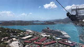 St Thomas Skyride amp Paradise Point [upl. by Libys119]