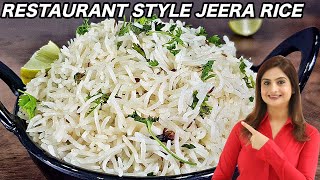 How To Make Perfect Jeera Rice  Flavoured Cumin Rice  Easy Restaurant Style Jeera Rice Recipe [upl. by Nythsa]