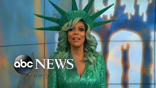 Wendy Williams faints on live TV after overheating [upl. by Akerahs426]