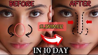 Top Exercises To Slimmer Nasal Effectively  Get Beautiful Nose Naturally  Reduce Nose Fat At Home [upl. by Sonstrom865]