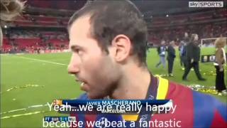 Javier Mascherano Admits Leeds United Are A Fantastic Team  Champions League Final [upl. by Boffa]