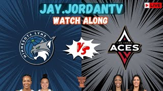 Minnesota Lynx vs Las Vegas Aces Watchalong  Commissioners Cup Group Play  JAYJORDANTV [upl. by Ettennil]