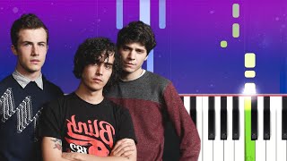 Wallows  Scrawny Piano Tutorial [upl. by Mureil]