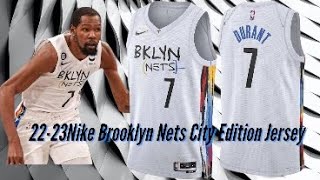 Nike 2223 Brooklyn Nets City Edition Swingman Jersey  Kevin Durant [upl. by Llarret]