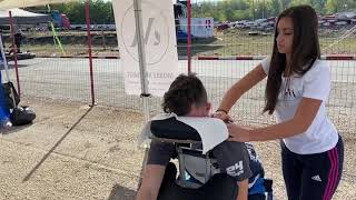 FIRST 24h NonStop KART RACE IN BULGARIAPart2ASMR chair massage by MASS MASSAGEMobile Massage [upl. by Aicak]