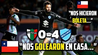 Asi REACCIONÓ la PRENSA CHILE a la GOLEADA de 🇧🇴 BOLIVAR vs PALESTINO 🇨🇱  REACCION 🇦🇷 [upl. by Annoirb]