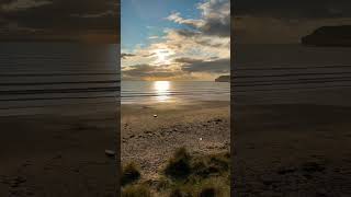 When the sun meets the ocean Magical sunset from Dunnet Bay [upl. by Atival914]