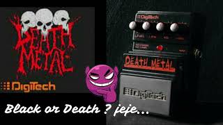 DIGITECH DEATH METAL VS GRUNGE digitech distortion guitar distorsion pedales [upl. by Ahtar585]