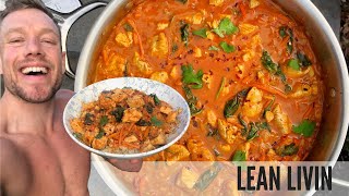 HOW TO MAKE THE BEST AND LEANEST COCONUT CURRY  LEANSQUADs LEAN LIVIN [upl. by Odnala]