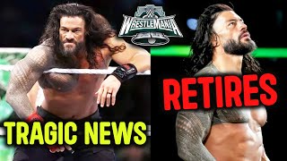 Roman Reigns Officially Retires After Losing To Cody Rhodes At WWE WrestleMania 40 Night 2 [upl. by Wurster]