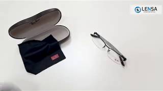 Unboxing rame ochelari de vedere barbati RayBan RX8412 2503 – LENSARO [upl. by Elia]