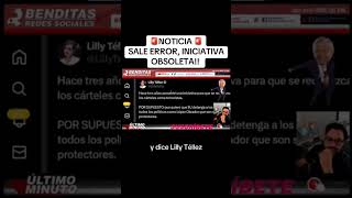 🚨A Lilly Téllez le bajan iniciativa obsoleta EstadisticaPolitica NotitopsMx BenditasRedesSociales [upl. by Kimbell]