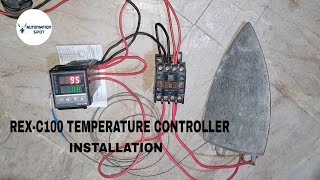 How to Install Temperature Controller Relay Type Rex c100 [upl. by Lewan596]