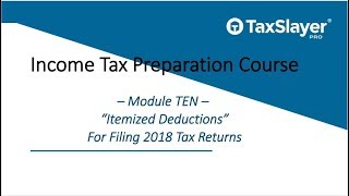 Itemized Deductions on Schedule A Explained Module 10 [upl. by Marka]